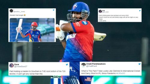 Rishabh Pant consumed 36 balls but could score just 39 runs against LSG. (P.C.:iplt20.com)