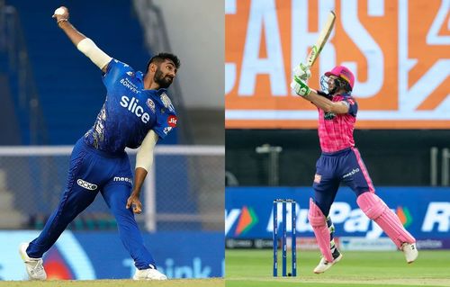 Jasprit Bumrah (left) and Jos Buttler. Pics: IPLT20.COM