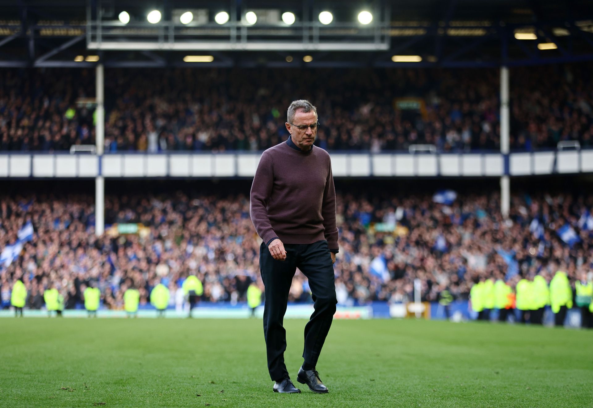 Ralf Rangick after the loss against Everton.