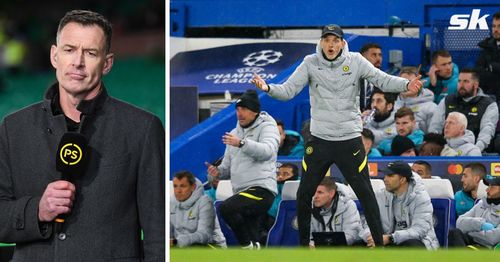 [L-to-R] Chris Sutton; Blues boss Thomas Tuchel