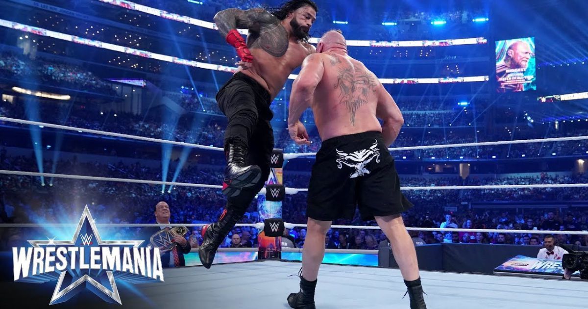 Brock Lesnar lost to Roman Reigns to close out WrestleMania 38.