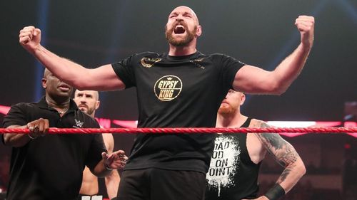 Tyson Fury appearing on WWE RAW