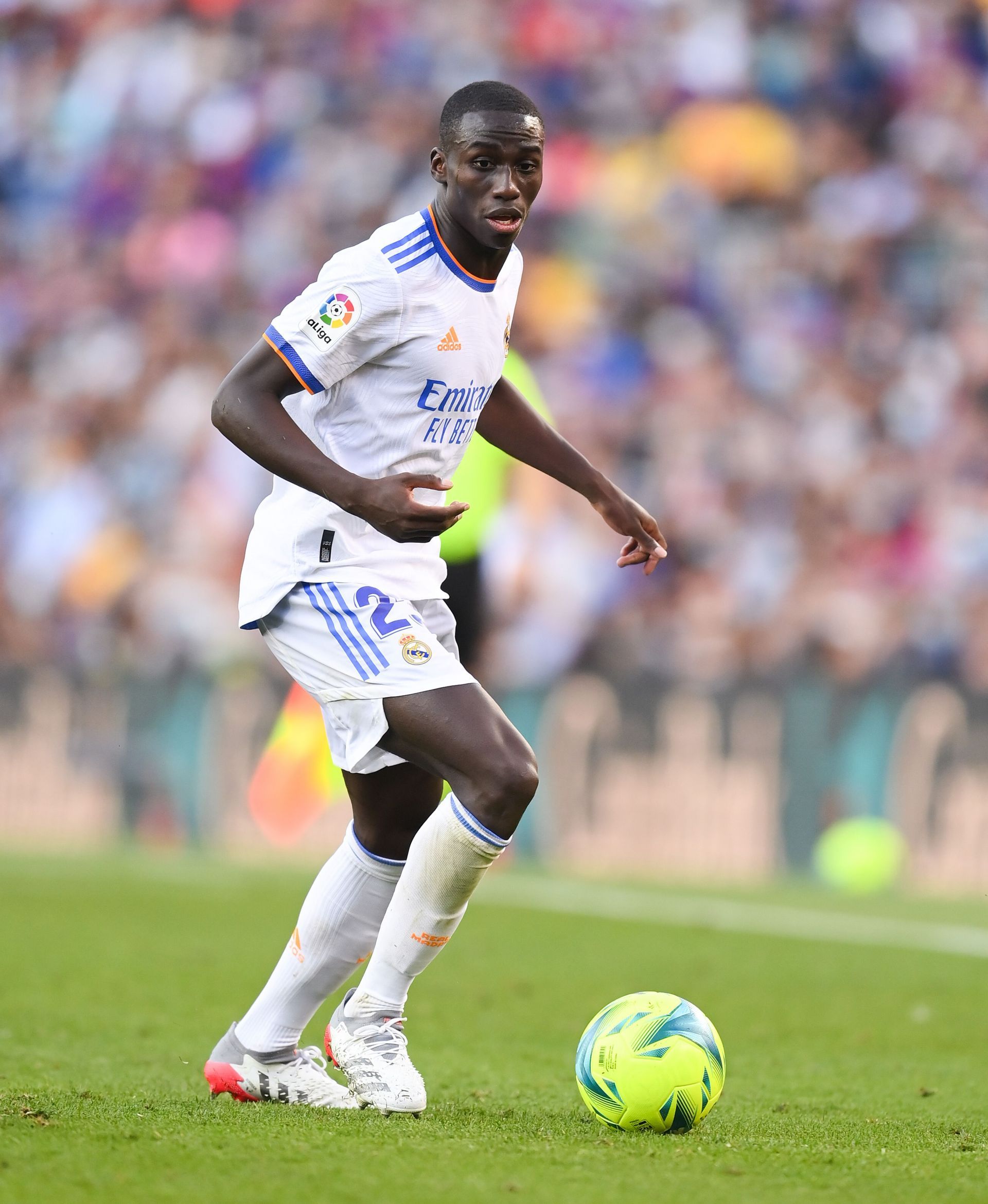 Mendy playing for his club Real Madrid