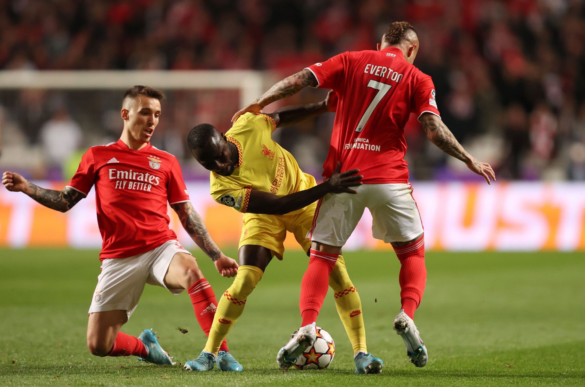 SL Benfica v Liverpool FC Quarter Final Leg One - UEFA Champions League