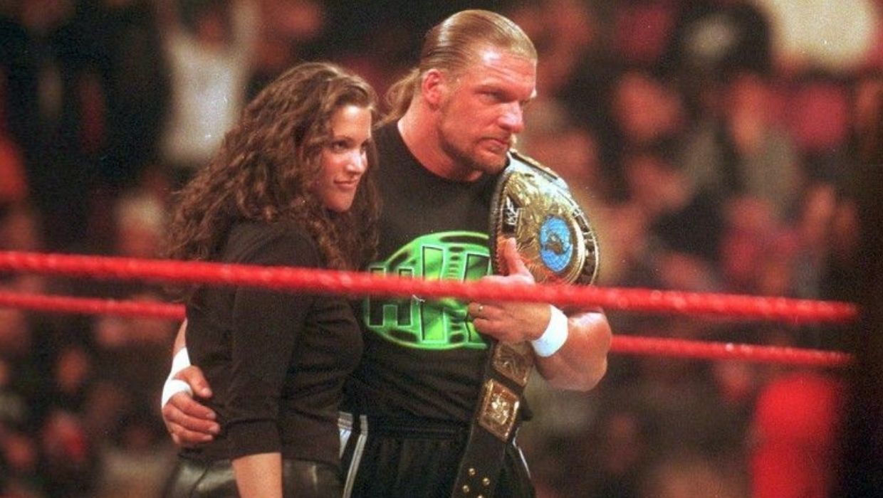 The King of Kings and Stephanie McMahon in WWE.