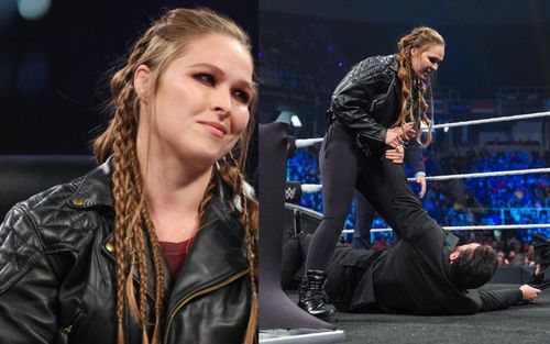 Ronda Rousey is currently feuding with Charlotte Flair