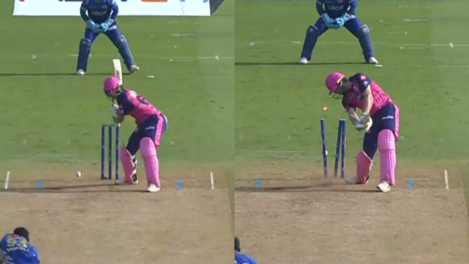 Snippets from Jos Buttler&#039;s wicket today.