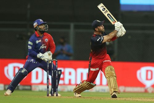 Glenn Maxwell batting against Delhi Capitals. (Credits: Twitter)