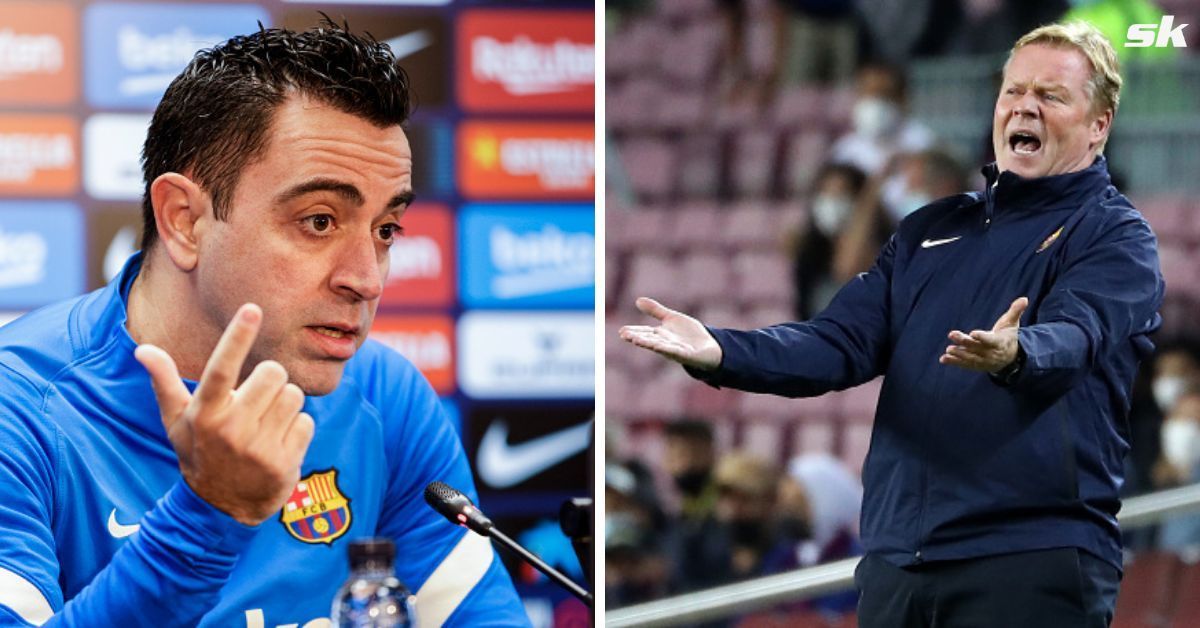 Ronald Koeman thinks Barcelona haven&#039;t improved much under Xavi considering how many points by which they&#039;re currently trailing Real Madrid