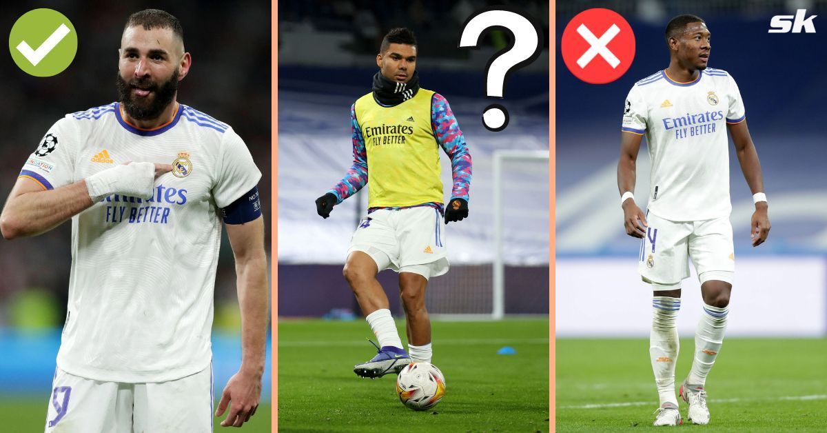 How Real Madrid could line up against Manchester City in the Champions League