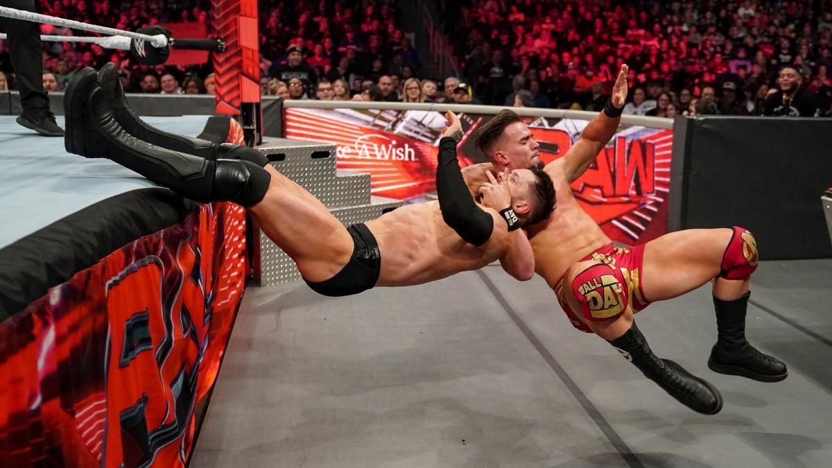 Finn Balor and Theory went to battle on WWE RAW