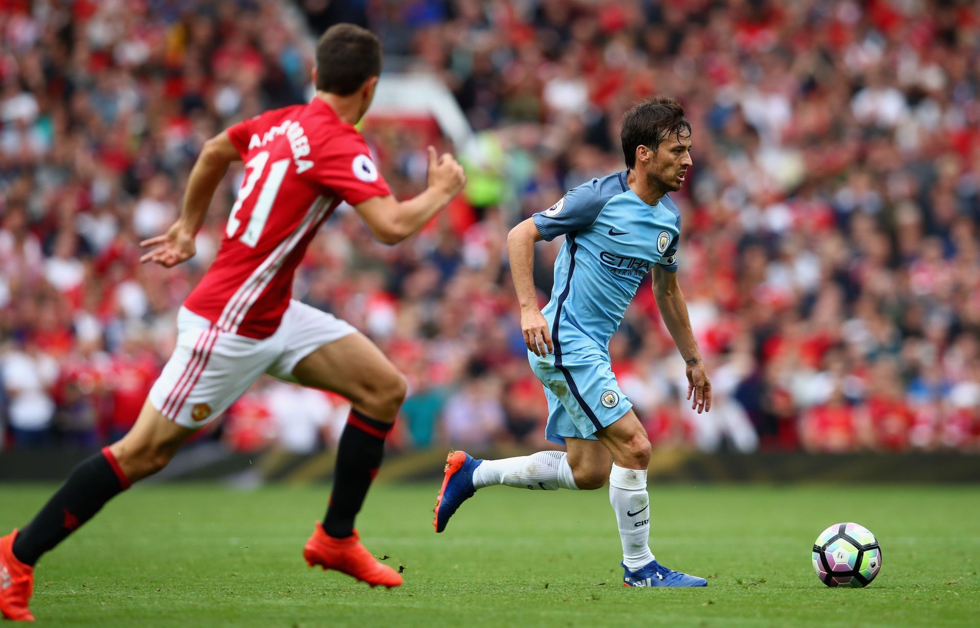 David Silva more often than not performed really well against Manchester United