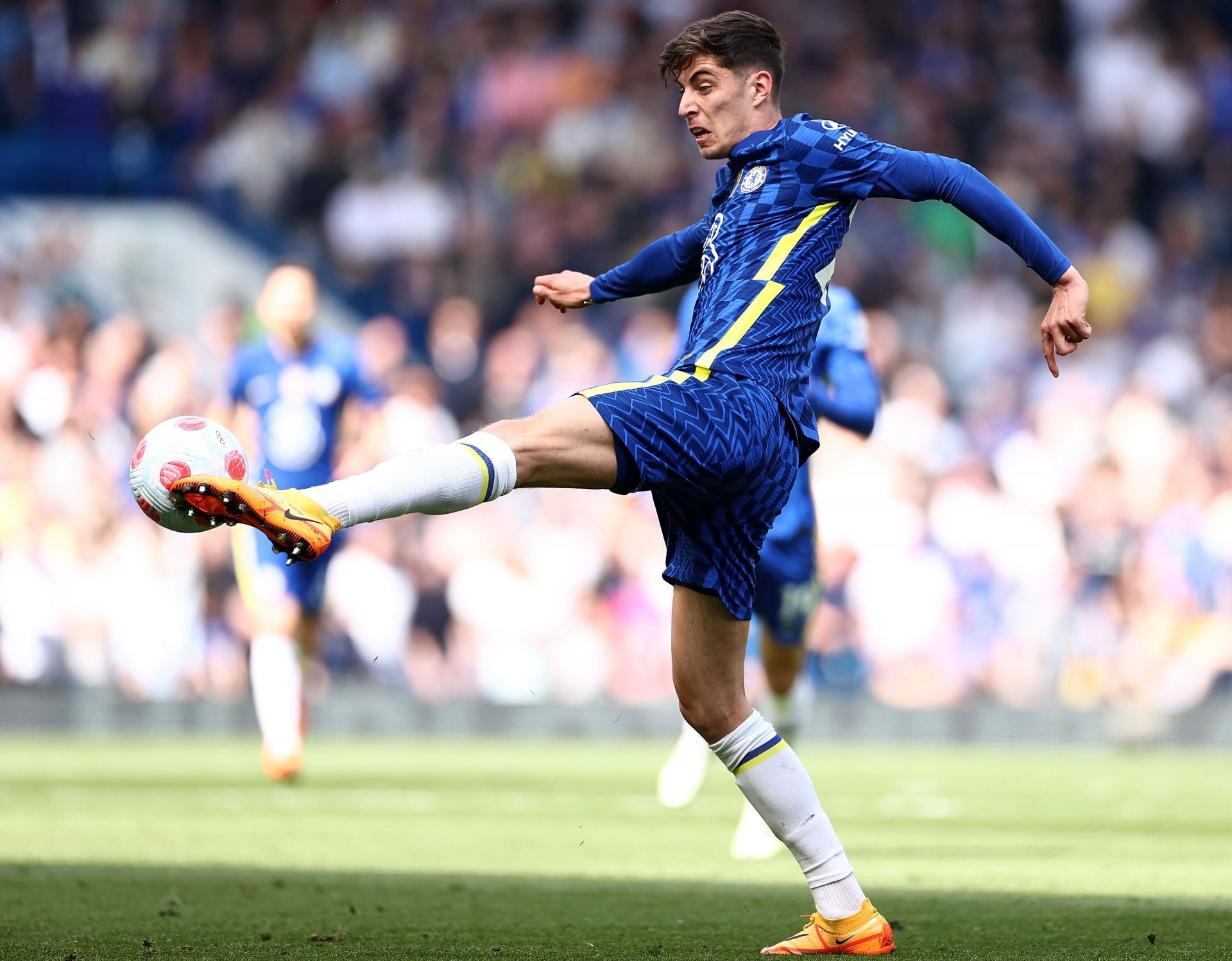 Kai Havertz in action against West Ham United