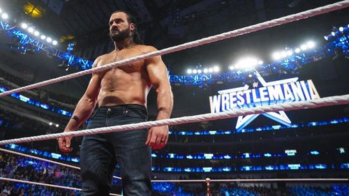 Drew McIntyre wasn't in the mood for jokes on WWE SmackDown before WrestleMania 38