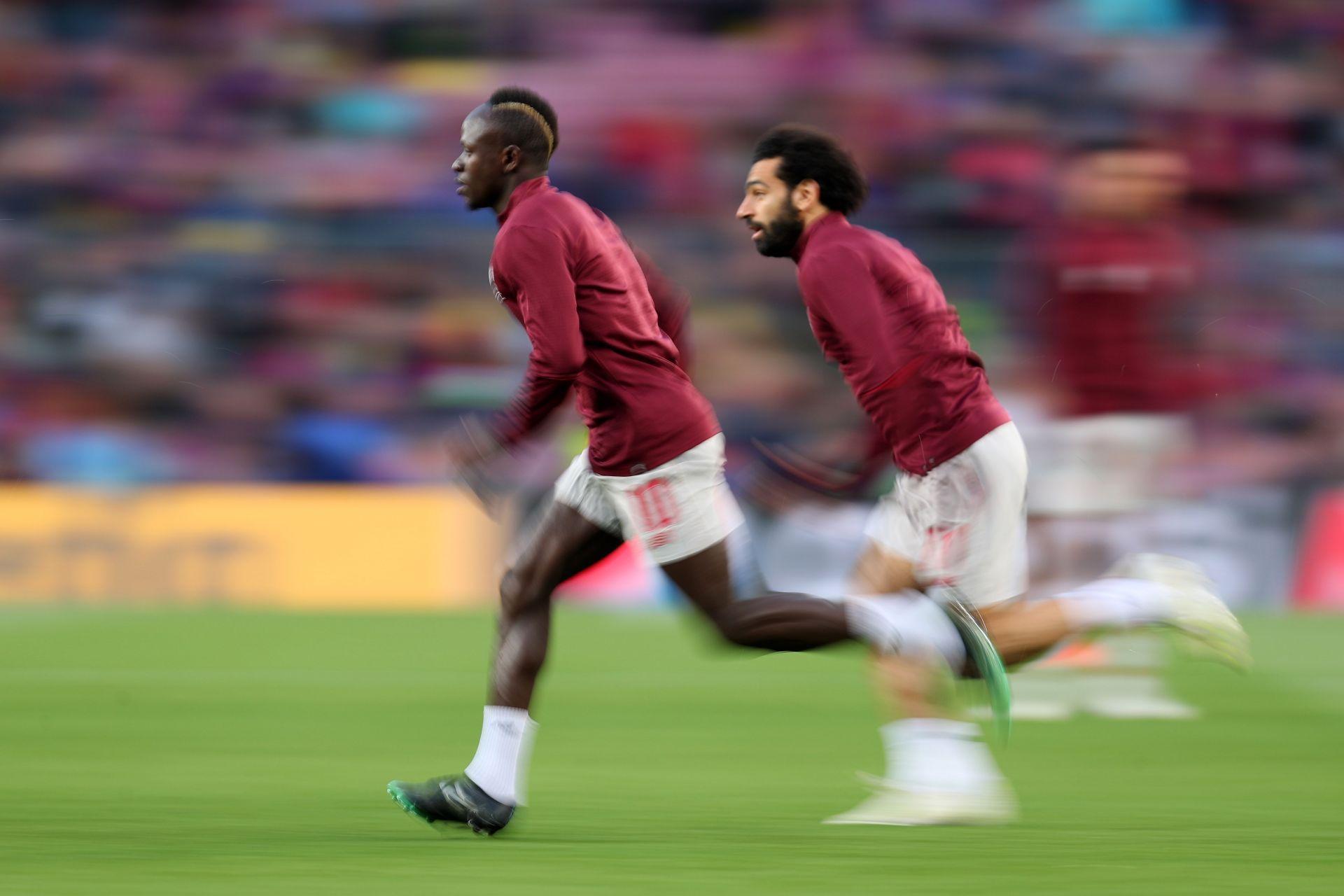 Mane (left) and Salah (right) have swept teams away for Liverpool this campaign.