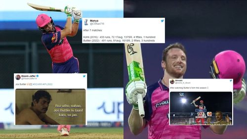 Fans feel Jos Buttler is in a great position to break Virat Kohli's record for most runs in an IPL season. (P.C.:iplt20.com)