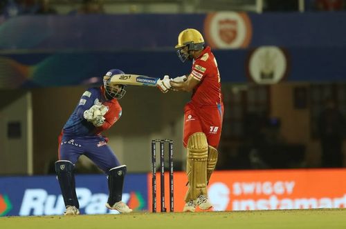 Shikhar Dhawan was caught by Rishabh Pant off Lalit Yadav's bowling [P/C: iplt20.com]