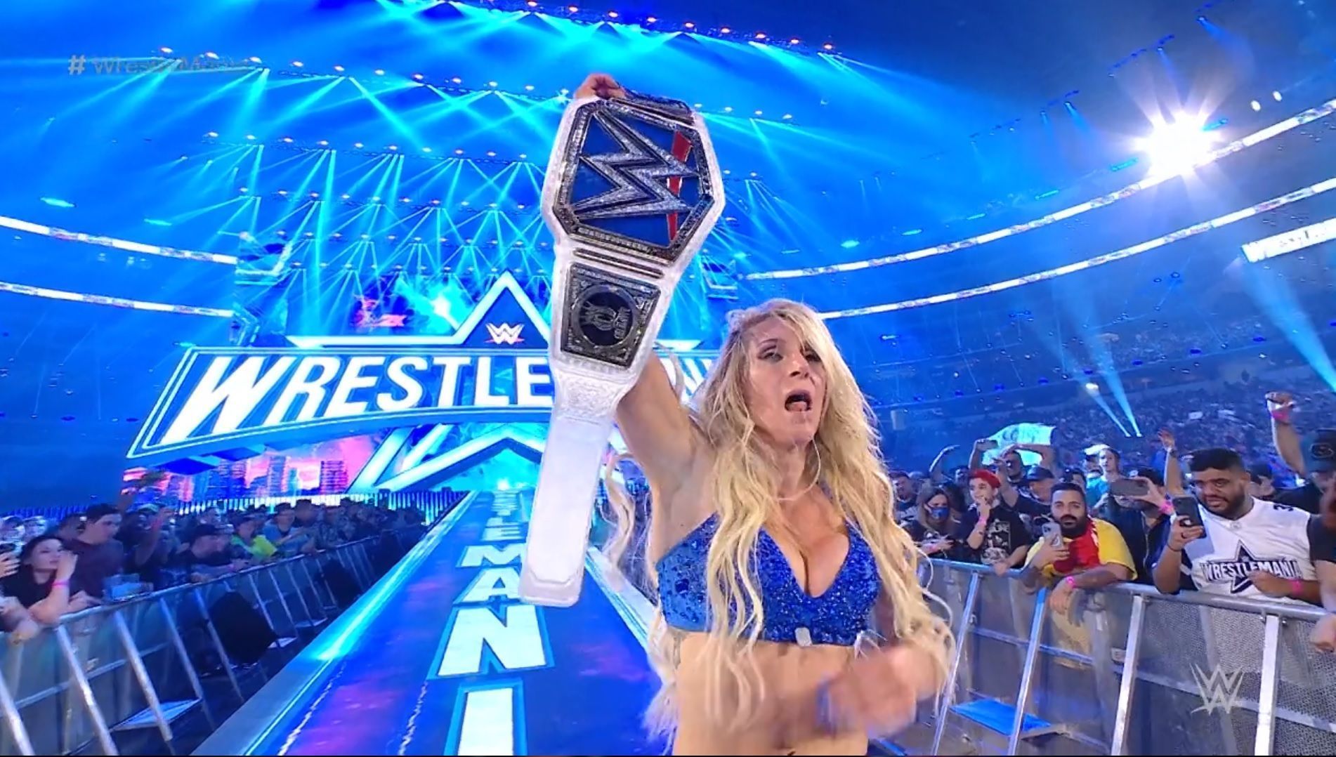 Charlotte Flair defeated Ronda Rousey at WrestleMania 38.