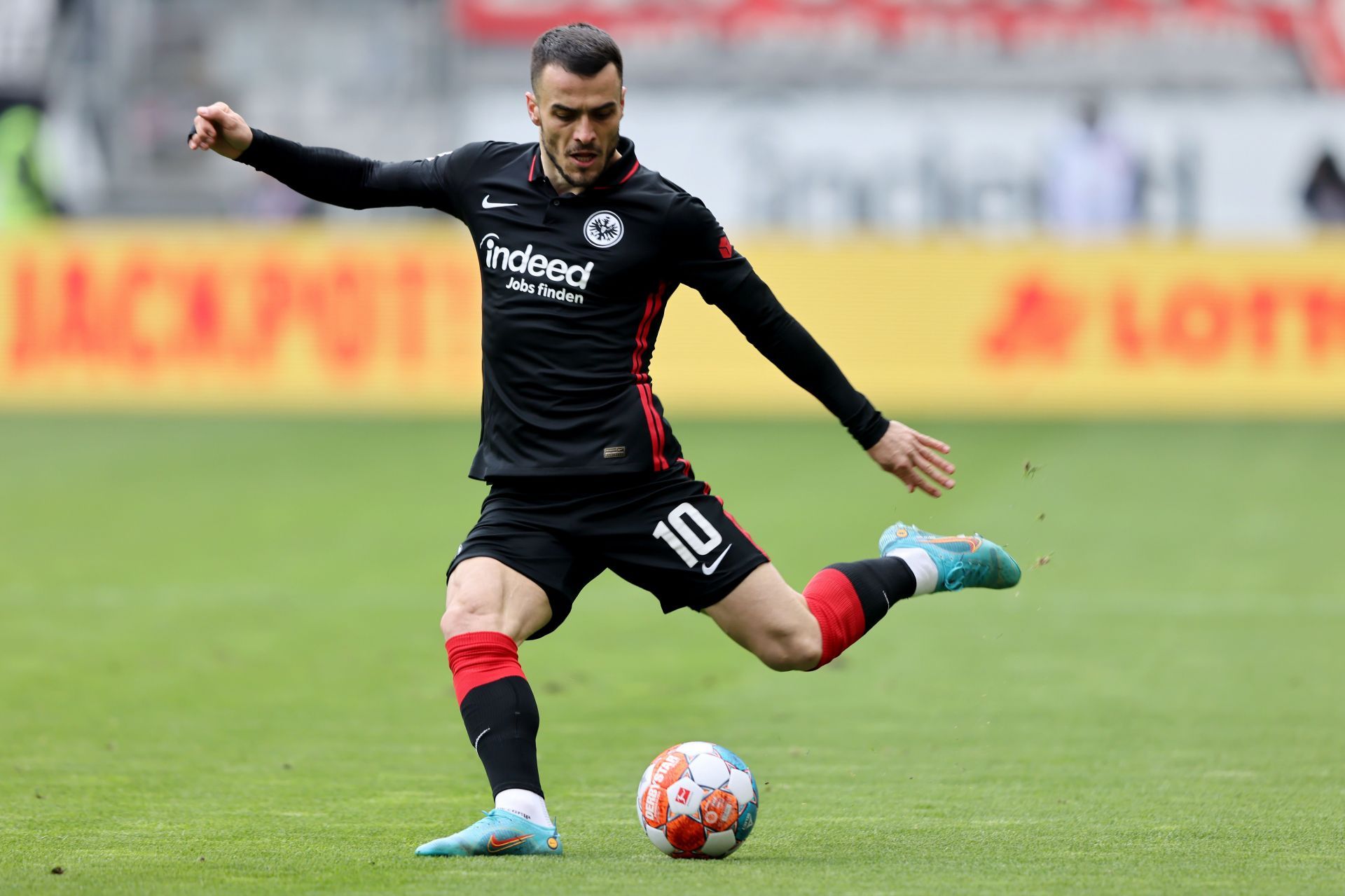 Eintracht Frankfurt's Filip Kostic was one of the best performers against the La Liga giants