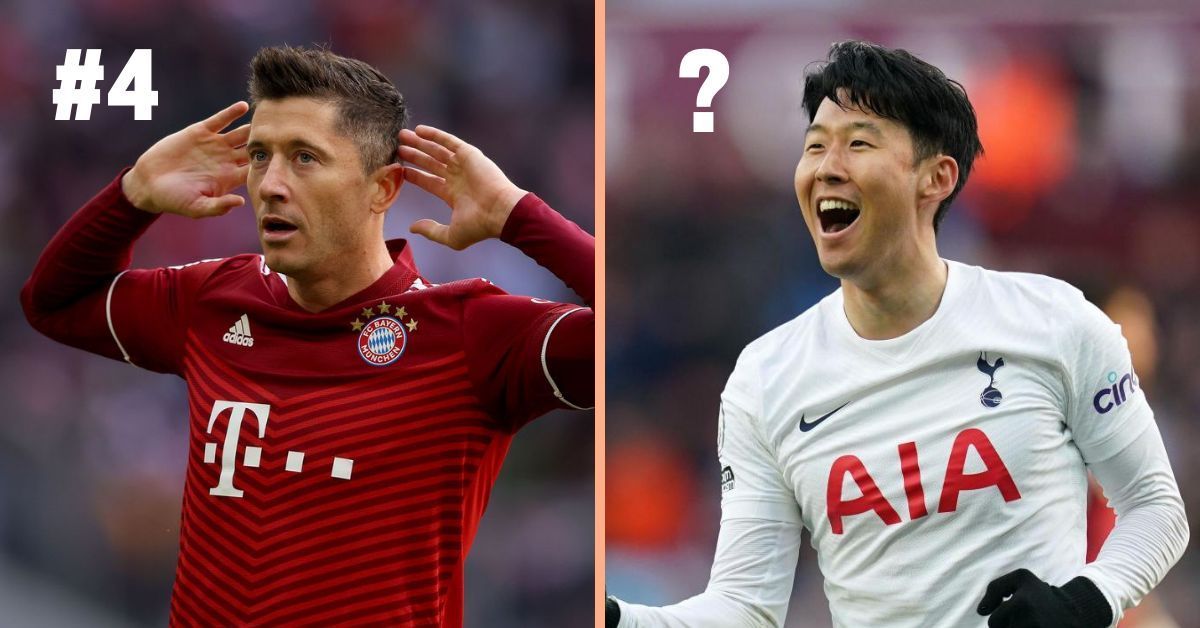 Bayern Munich&#039;s Robert Lewandowski and Tottenham Hotspur&#039;s Son Heung-Min