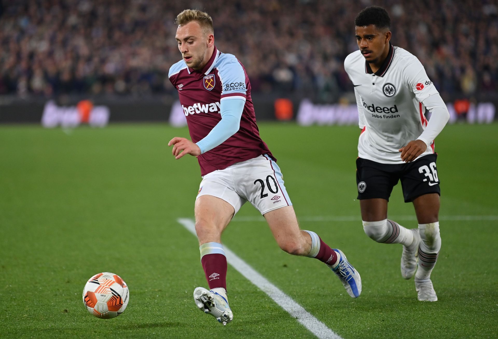Bowen in action for West Ham United