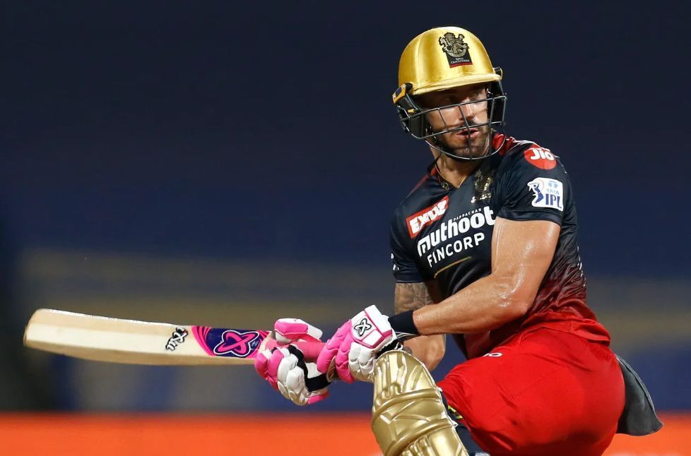 Faf du Plessis was dismissed off the penultimate ball of RCB's innings [P/C: iplt20.com]