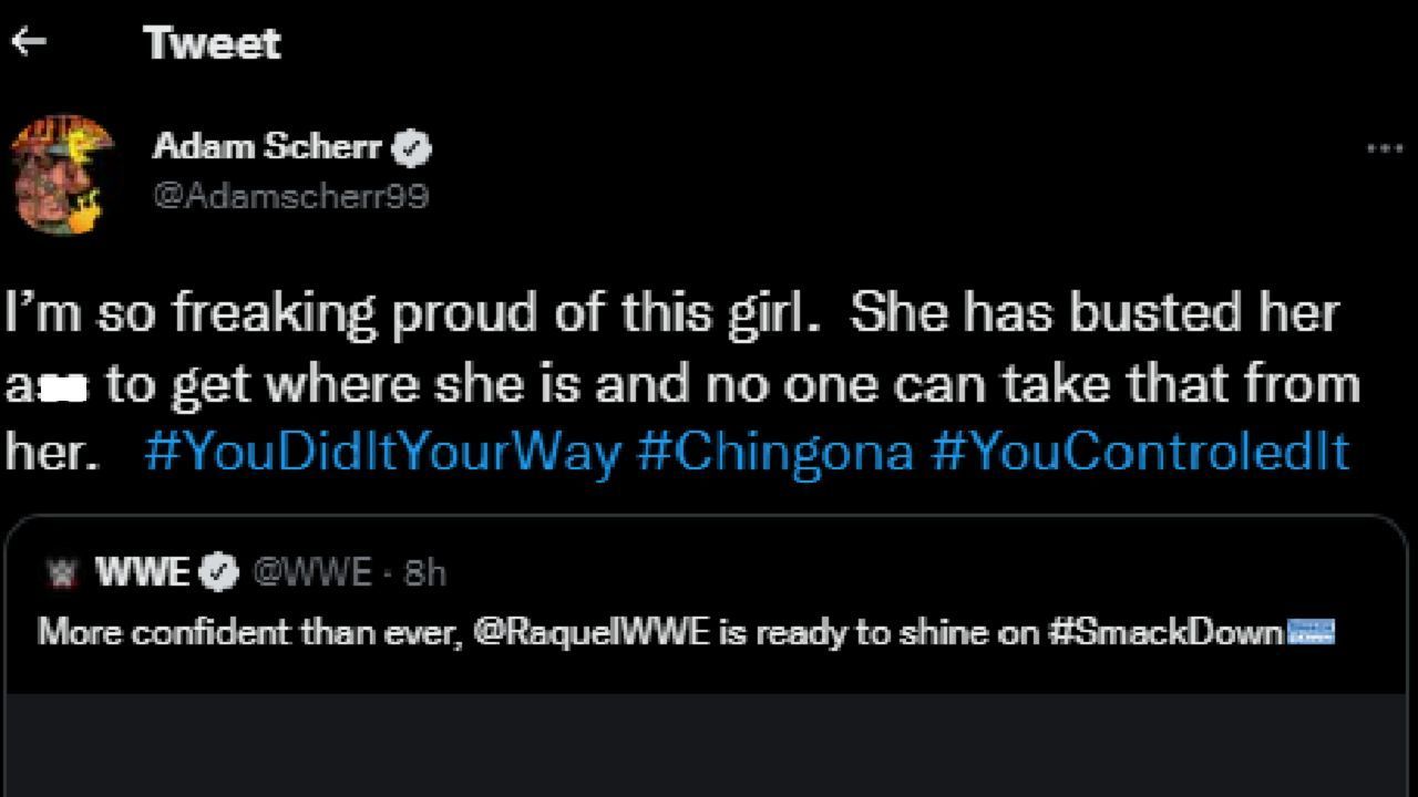 Strowman&#039;s tweet about Raquel Rodriguez