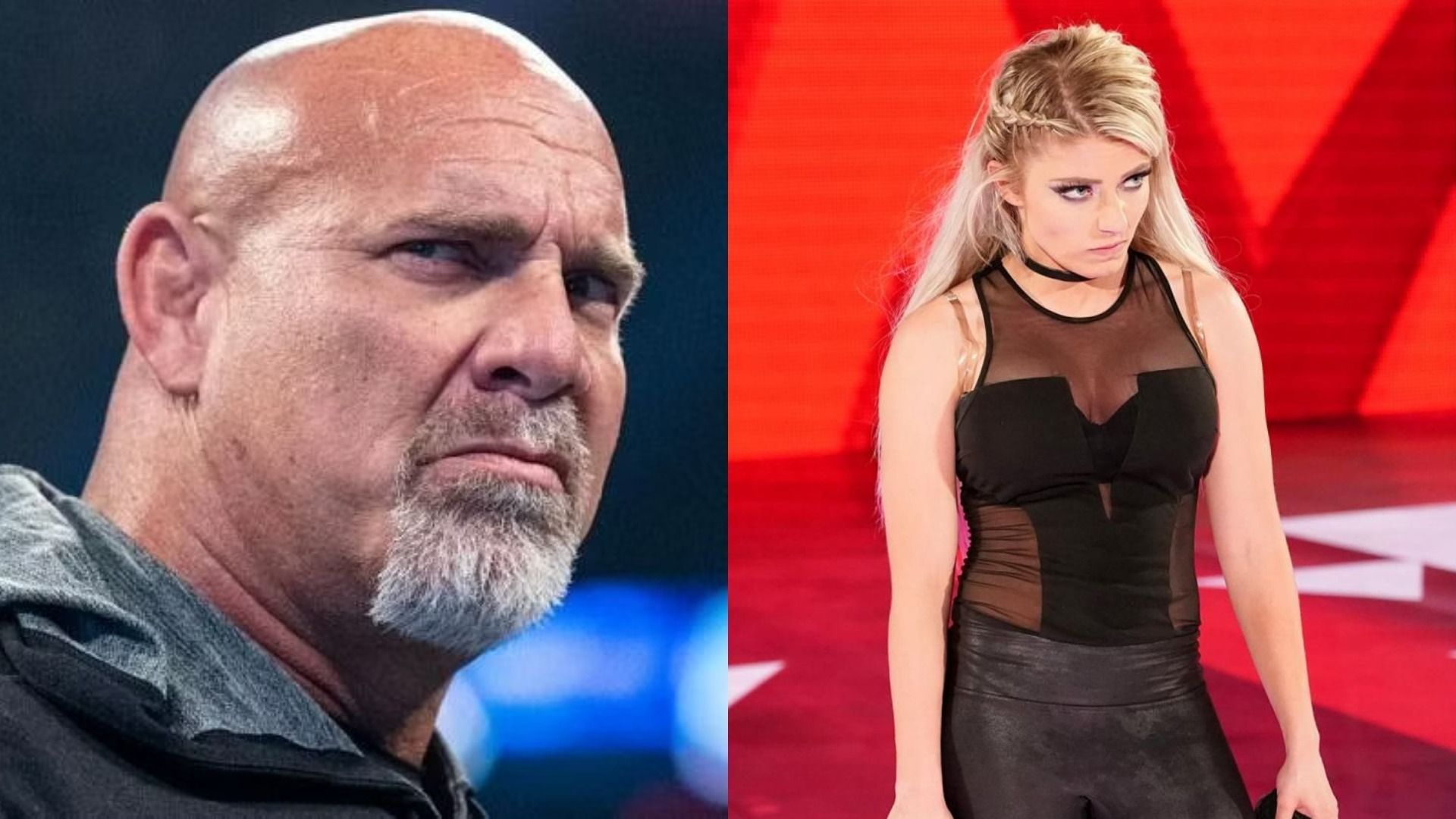 Goldberg (left); Alexa Bliss (right)