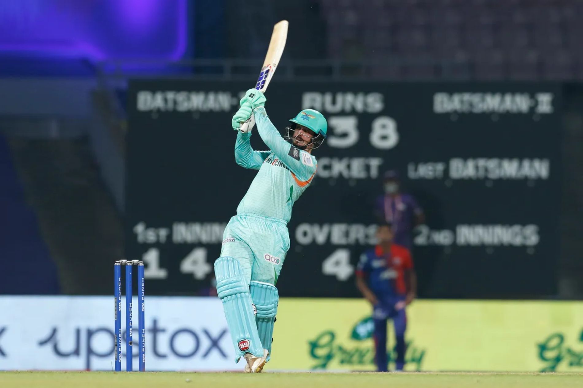 Quinton de Kock played an excellent knock for Lucknow. Pic: IPLT20.COM