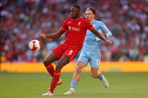 Ibrahima Konate (#5) and Jack Grealish (#10) were among the goals as Liverpool beat Manchester City