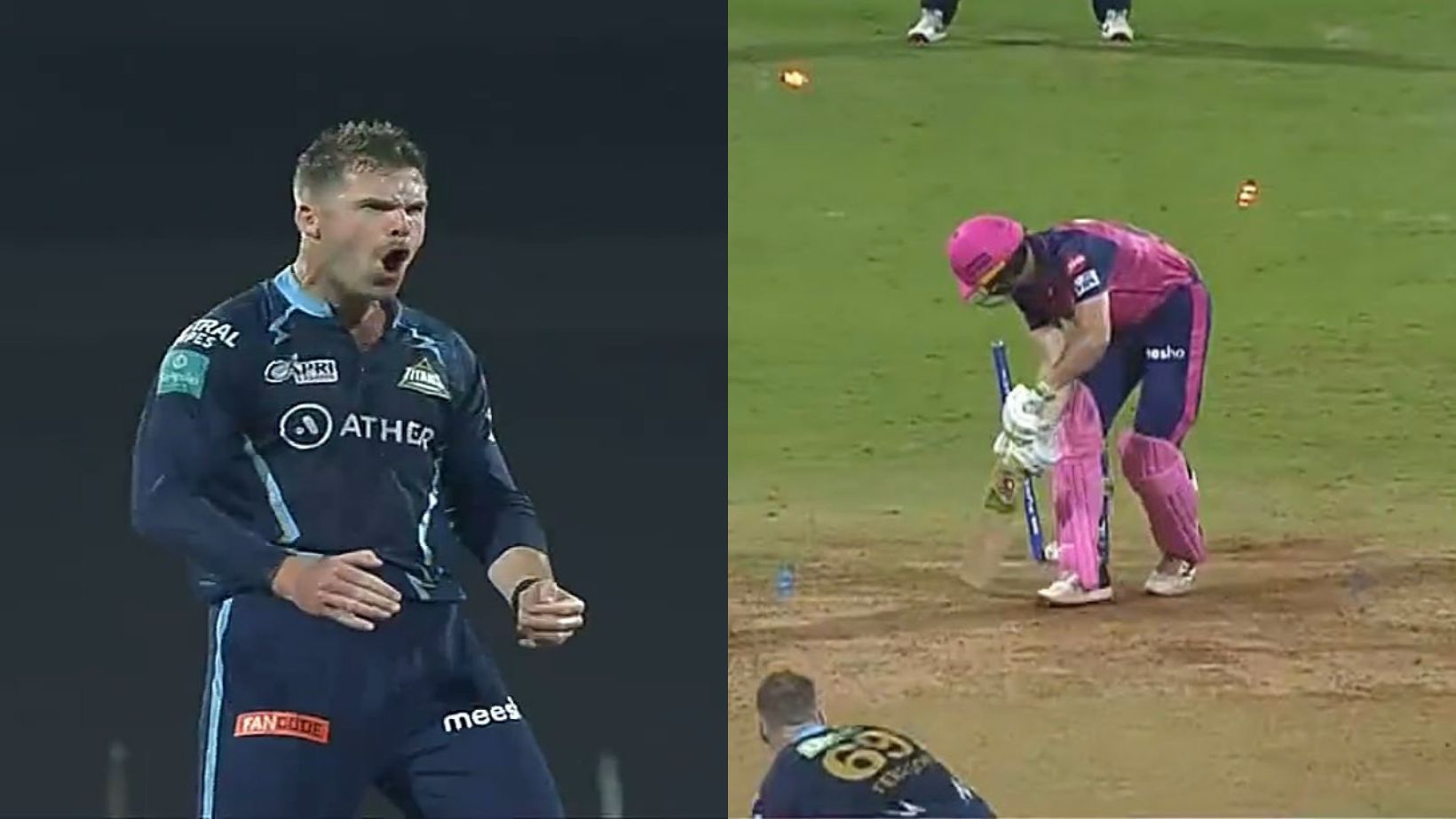 Snippets from Lockie Ferguson&#039;s dismissal of Jos Buttler today.