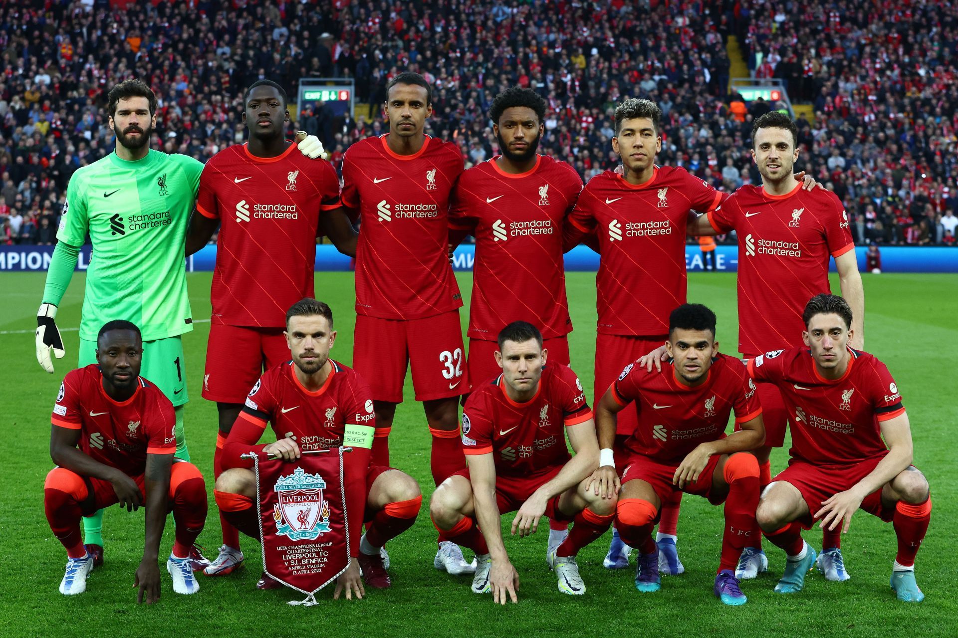 Liverpool FC v SL Benfica Quarter Final Leg Two - UEFA Champions League