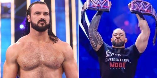 Drew McIntyre (left); The Head of The Table (right)