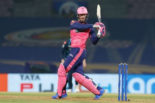 Rassie van der Dussen was dismissed cheaply during the Rajasthan Royals innings [P/C: iplt20.com]