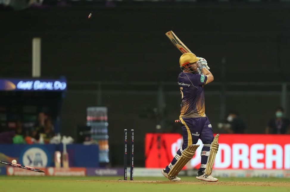 Aaron Finch was castled by Chetan Sakariya [P/C: iplt20.com]