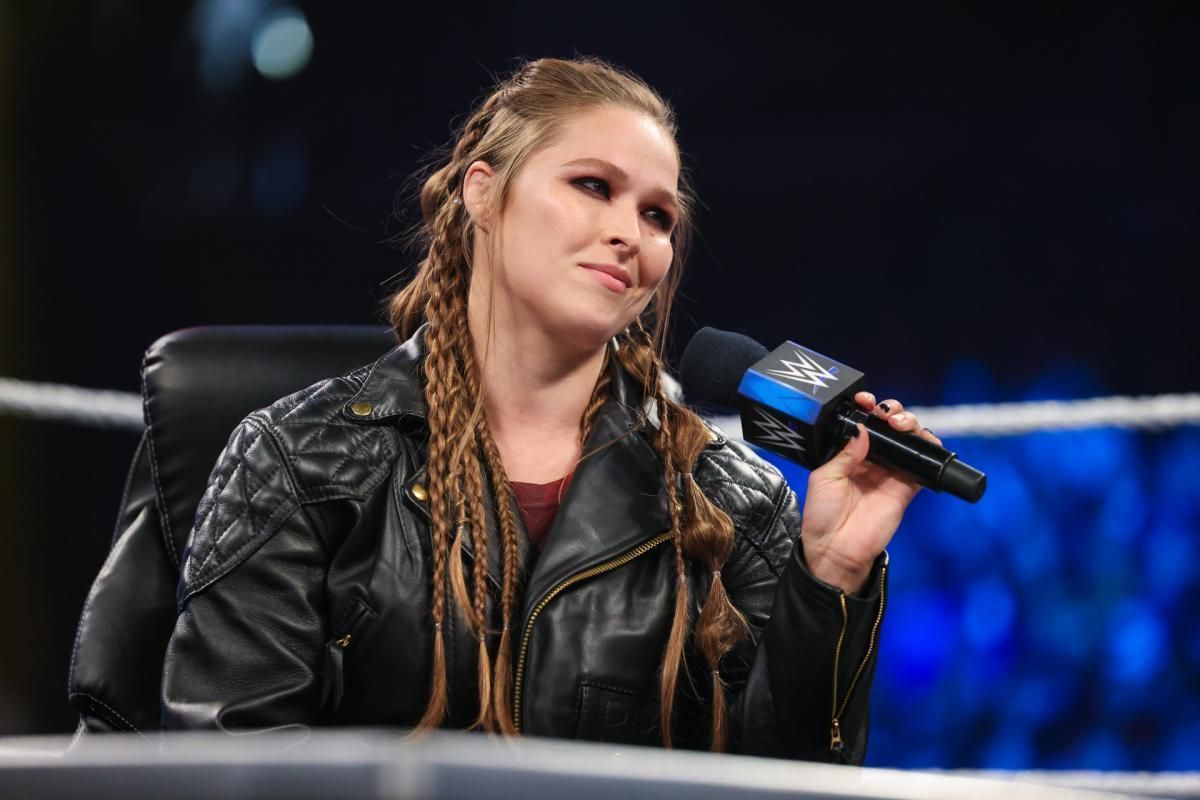 Ronda Rousey was part of the opening segment on SmackDown