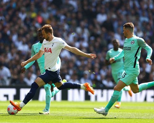 Tottenham's four-game winning run was ended after defeat to Brighton