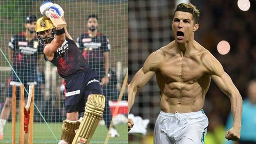 Virat Kohli (L) and Cristiano Ronaldo (P.C.:Twitter)