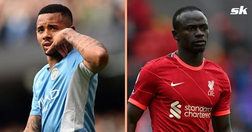 Gabriel Jesus (left) and Sadio Mane (right)