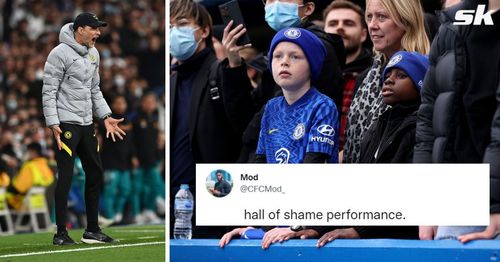 Chelsea fans were left fuming with the star's performance in the Champions League exit to Real Madrid