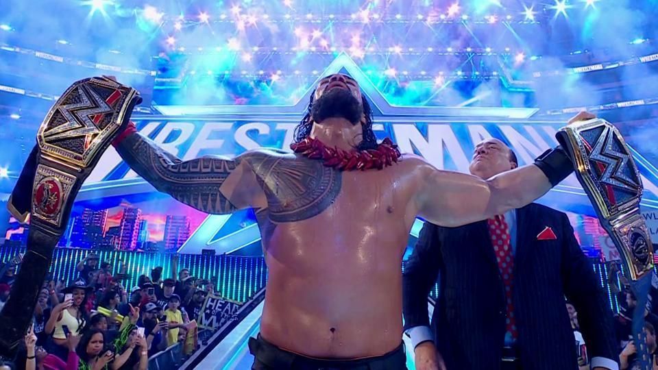 WWE WrestleMania 38 में रोमन रेंस ने रचा इतिहास