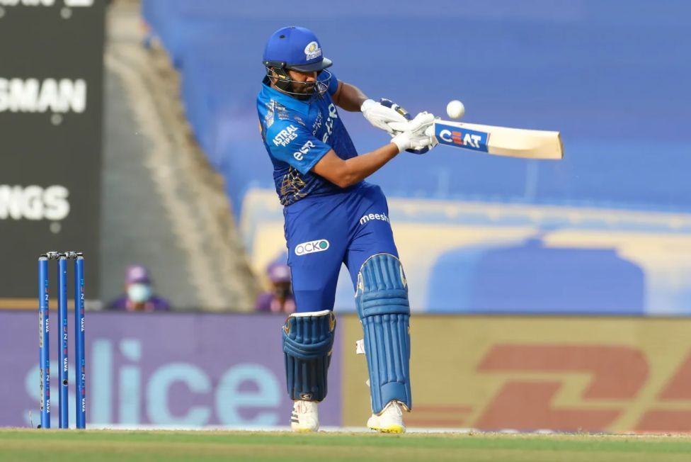 Rohit Sharma managed just 10 runs against the Rajasthan Royals [P/C: iplt20.com]