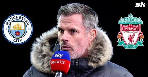 Jamie Carragher has offered his take on the Reds and the Cityzens' title race in the Premier League