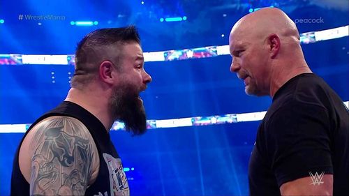 Kevin Owens faced 'Stone Cold' Steve Austin at the main event of WrestleMania 38.