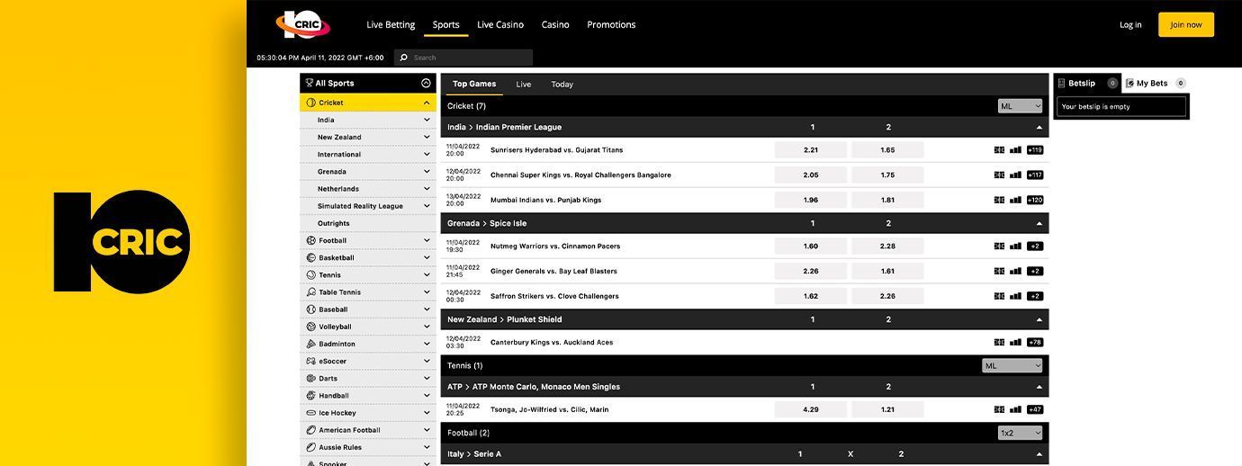 10Cric is one of the leading betting sites