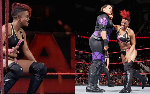 Big Swole debuted as 'Ariel Monroe' on RAW against Nia Jax in August 2016.