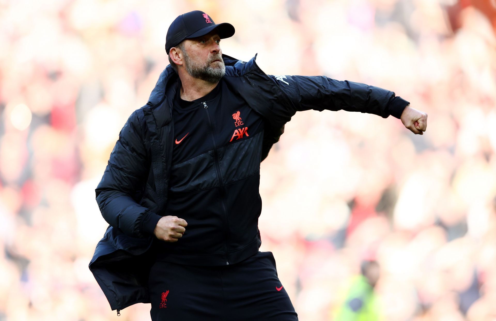 Liverpool boss Jurgen Klopp celebrates