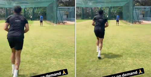 Deepak Chahar has started training at the NCA (Credit: Instagram/Deepak Chahar)