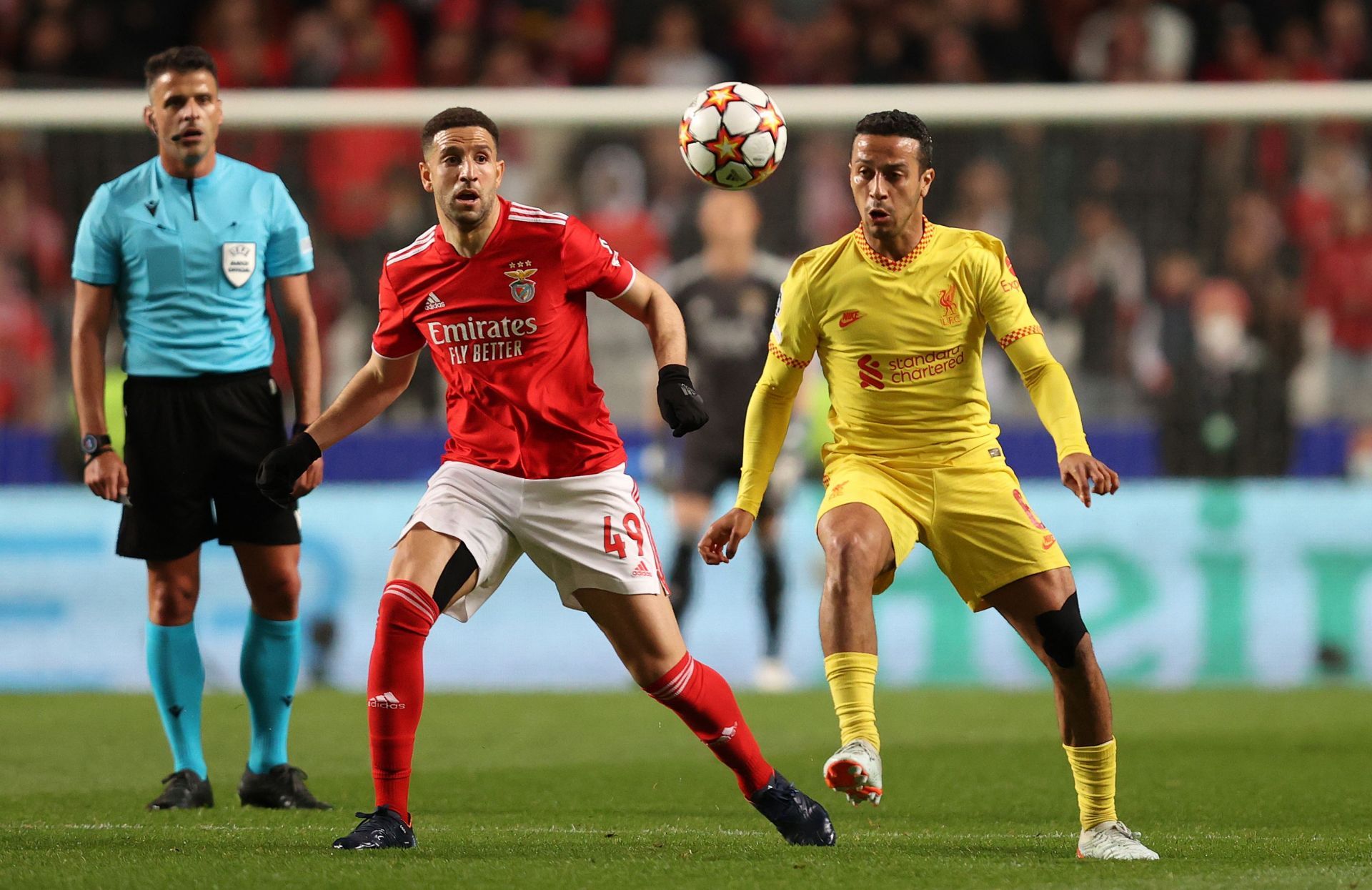 SL Benfica v Liverpool FC Quarter Final Leg One - UEFA Champions League