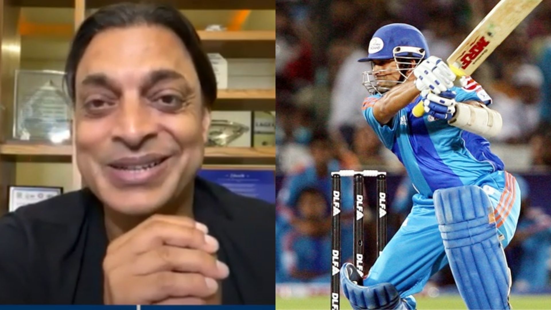 Shoaib Akhtar (L) recalled the stick he received from the Mumbai crowd for dismissing Tendulkar (P.C.:iplt20.com)